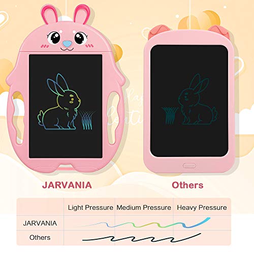 JARVANIA LCD Writing Tablet, Color LCD Writing Tablet for Kids, Toys for Girls and Boys, Gifts for Girls and Boys, LCD Drawing Board for Kids (Pink)