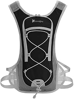 Outdoor Riding Backpack, Cycling Backpack Water-Bladder Biking Rucksack Breathable Hydration Pack Lightweight Ski Rucksack for Outdoor Sports Running Hiking Camping Mountaineering Skiing