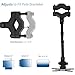 VIVO Steel Universal Full Motion Pole Mount Monitor Arm with Removable 75mm and 100mm VESA Plate, Fits 17 to 32 inch Screens, Black, MOUNT-POLE01A