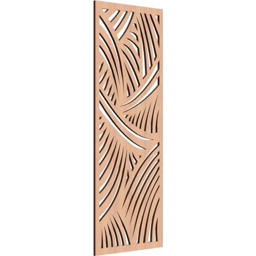 Image of 17 3 /8 inchW x 44 3 /8 inchH x 3 /8 inchT Chester Decorative Fretwork Wood Wall Panels, Alder