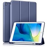 Auto Wake/Sleep: Die 10.2-Zoll hülle für iPad 2020 mit Auto Wake/Sleep-Funktion weckt Ihr Tablet automatisch auf oder versetzt es in den Ruhezustand, wenn der Deckel geöffnet und geschlossen wird. Voller Zugriff auf alle Bedienelemente und Funktionen (Kameras, Lautsprecher, Anschlüsse und Tasten)