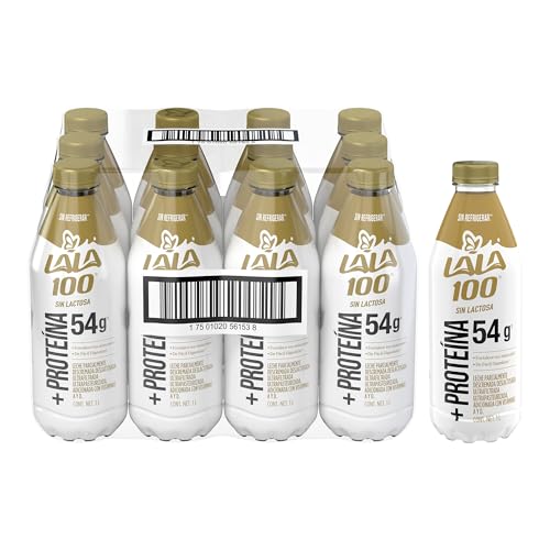 La Mejor Lista de Amazon Refrigeradores los más recomendados. 46 Lala 100 Leche más Proteína Sin Lactosa Parcialmente Descremada Ultrapasteurizada Reducida en Grasa con Proteína sin Refrigerar, Contenido: 1 Paquete con 12 Piezas con Tapa de 1...