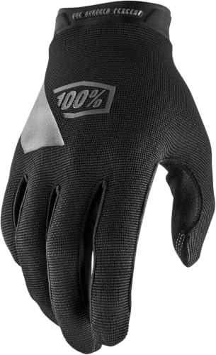 Guantes 100 Percent RIDECAMP Glove Black-SM para evitar deslizamientos con manos secas en hombre