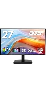 Acer ゲーミングモニター 24.5インチ スピーカー付き 120Hz 1ms Amazon.co.jp: Acer モニター 24.5インチ フルHD 非光沢 IPS