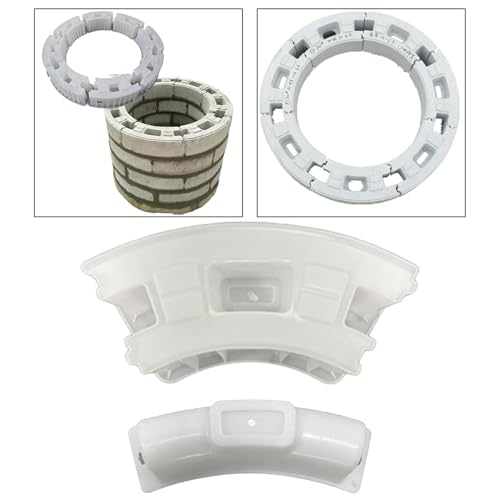 Modèle en blocs de béton léger et circulaire pour montage DIY - 6