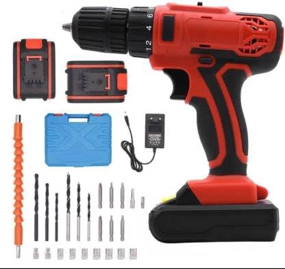 XDLB HID Cordless 21v Drill Motor Multi Function Drill - 25 Stage Torque Screwdriver - Two speed control - Key-less Drill Chuck - 2pcs 21V-Max Li-Ion 2Ah Batteries Plug Extra 25 Tools/Accessories (B0CWXZTNF6) Amazon Price History, Amazon Price Tracker