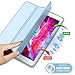 iMieet for iPad 9.7 Inch Case iPad 6th/5th Generation Case 2018 2017(Model: A1893 A1954 A1822 A1823), Soft Silicone Cover with Pencil Holder and Auto Wake/Sleep (Sky Blue)