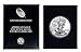 2018 - U.S. Silver Eagle in Plastic Air Tite in Magnet Close Black Gift Box - Gem Brilliant Uncirculated Dollar Uncirculated US Mint
