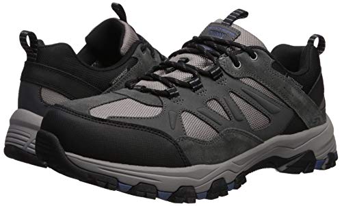 Skechers Men's Selmen-Enago Trail Oxford Hiking Shoe, Grey, 12 Extra Wide Us #TOP7