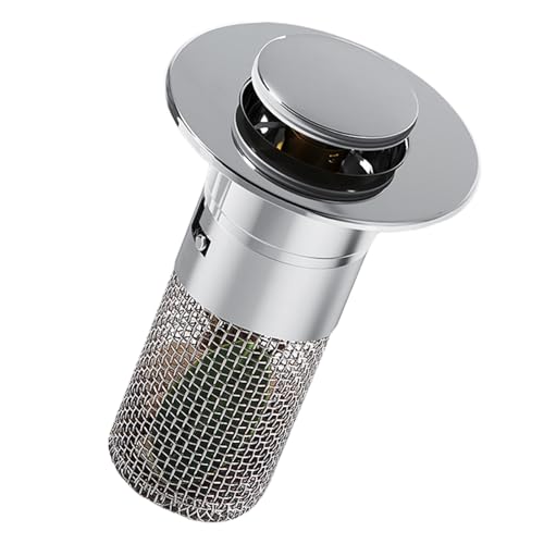 Tapón para Fregadero De Baño, Recogedor De Pelo, Repuesto De Tapón De Drenaje Antiobstrucción | De Filtro De Silicona Duradero con Diseño De Malla Fina para Cocina, Apartamento, Hogar, Dormitori