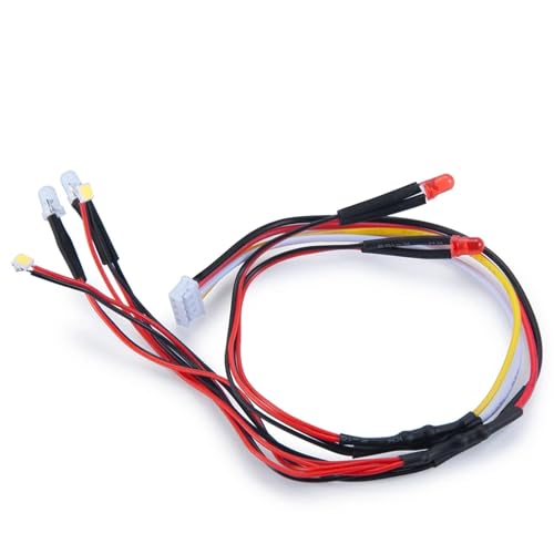 Luces para Kyosho Jimny 32521 escala 1/18 con 4 cuentas de lámpara intermitente y trasera