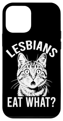 Lesbian Eat What Funny Cat Adult Humor Meme Hülle für iPhone 12 mini