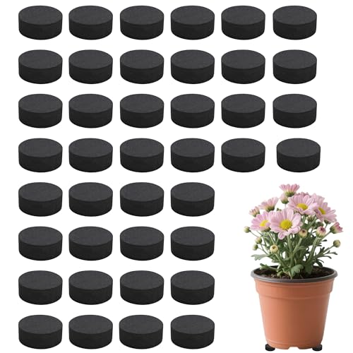 40Pcs Pot Feet for Outdoor Plant Pots Moisture Proof Plant Pot Feet Outdoor Non Slip Rubber Plant Pot Feet can Use for The Bottom of Plant Flower Pots Furniture Legs Decorative or Display Items