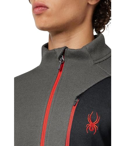 Image of Spyder mens Bandit 1 /2 Zip Fleece Ski Mid Layer Sweater Jacket