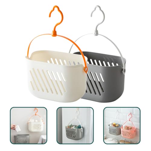 Cestas colgantes CRAFTHROU de plástico resistente para cocina y baño 6