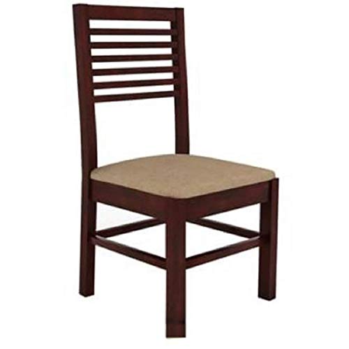Image of Solid Sheesham Wood Dining Table 4 Seater with Chair Set | Wooden 4 Seater Dining Furniture | Dining Table Set | Dining Room Set Living Room| Mahogany Finish