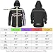 APEXUP Packable Rain Jacket Men with Reflective Zipper, Lightweight Waterproof Jacket Windbreaker Hooded Raincoat, Mens Rain Jackets for Outdoor, Running, Hiking, Travel, Cycling (Black, XL)