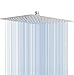 Large Rain Shower Head, NearMoon Luxury Square Stainless Steel Rainfall Showerhead, Waterfall Bath Shower Body Covering, Ceiling or Wall Mount (12 Inch, Polished Chrome)