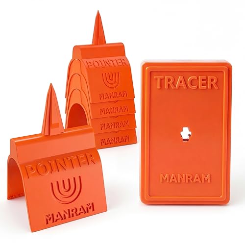 Drywall Outlet Marker Set of 5 - Drywall Electrical Box Locator & Tracer Tool Outlet Marker for Drywall Installation Professional Drywall Tool for Accurate Cutouts