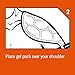Kool'N FX Hot & Cold Therapy, Reusable Shoulder & Arm Gel Pack with Adjustable Straps - Great for Sports Injuries, Rotator Cuff, Rheumatoid Arthritis, Bursitis,Tendinitis & More (Small, Left)