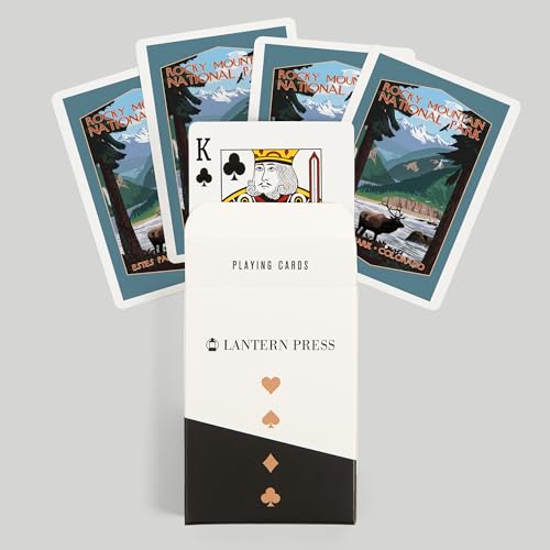 Lantern Press baraja de poker con 52 cartas para adultos miniatura 6