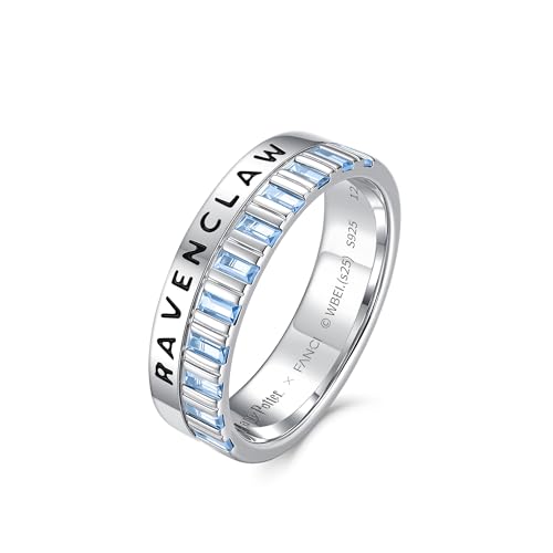 FANCIME x Harry Potter Kollaboration - Ravenclaw House Ring Sterling Silber Schmuckgeschenke für Damen Mädchen Sie