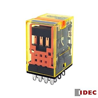 Idec Ru4s-c-d24 4pdt, Relay, 35 Mm H X 21 Mm W, Tov, C-ul, Ce, 6a, Ul Recognized, 24 Vdc