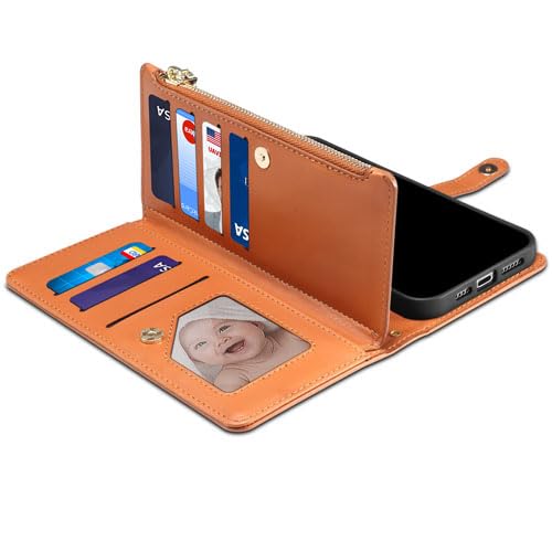 Housse cuir bleu Galaxy A53 5G multifonction avec fermeture éclair intégrée - 4