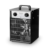 Fácula - Aerotermo Eléctrico Industrial Magma 5000W | Ventilación + Calefacción | Trifásico | Termostato ajustable | Asa