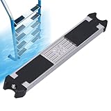 Heavy Duty Pool Ladder Steps, Stainless Steel Pool Stairs Rung, Large Pedal...