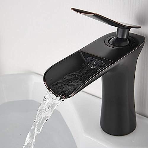 Mitigeur de lavabo cascade anti éclaboussure laiton antique robuste