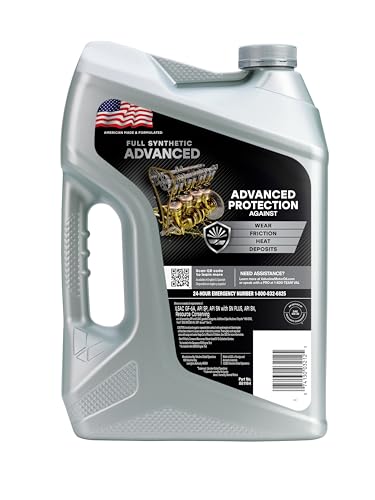 Image of Valvoline Advanced Full Synthetic SAE 5W-30 Motor Oil 5 QT, Case of 3
