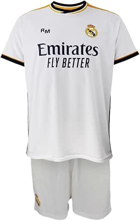 Maglia Real Madrid Bambino 2021/22 - Prima Ufficiale Adidas, Tessuto Antiumidit&agrave; E Design Moderno