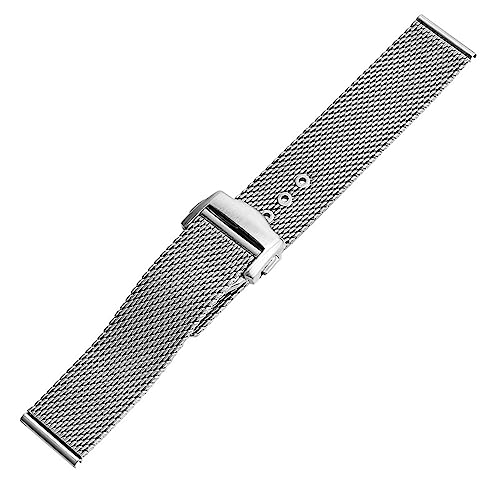 Bracelet de montre tissé haute qualité en acier 316L style James Bond 007