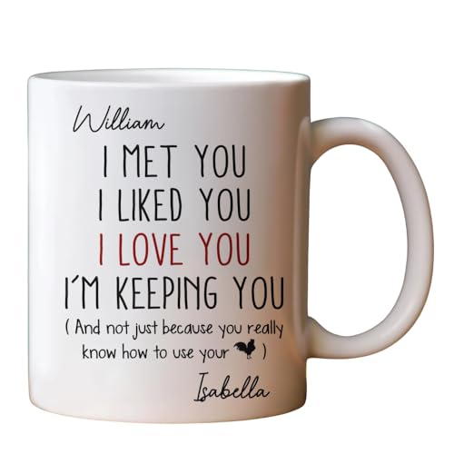 I Met You I Liked You I Love You - Personalized Mug, And Not Just Because You Really Know How To Use...