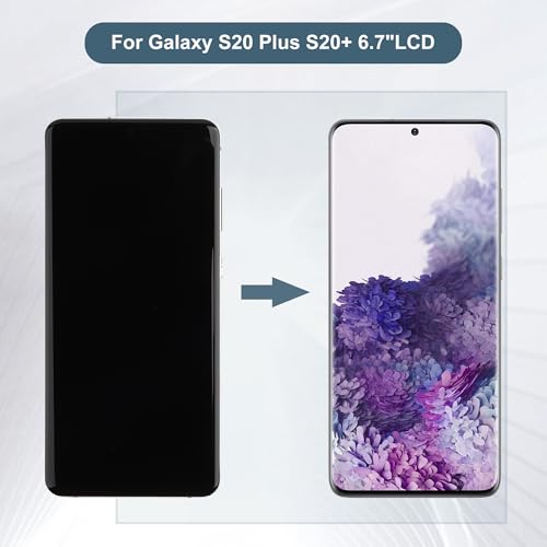 Réparer écran Samsung S20 Plus tactile LCD cassé avec châssis 6,7" - 7