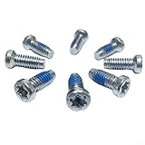 8-Pack Alloy Road for Bike Chainring Bolts for Apex, & Red 12-Speed Cranks – 3.9mm Diameter, for T20 Drive, Lightweight Silver Crank Screws