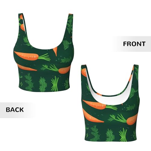 Chaleco deportivo para mujer HYTTER Happy carrot para yoga y fitness 4