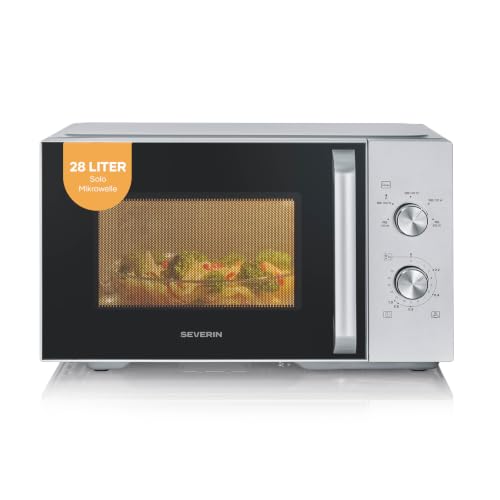Severin Solo-Mikrowelle, 28 L, 900 W, 5 Leistungsstufen, Drehteller, 900 W – Ansicht 1