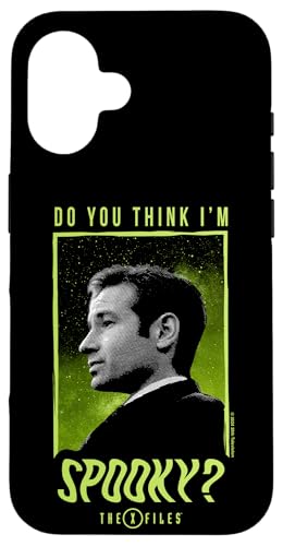 iPhone 16 X-Files Mulder Do You Think I'm Spooky Poster Case