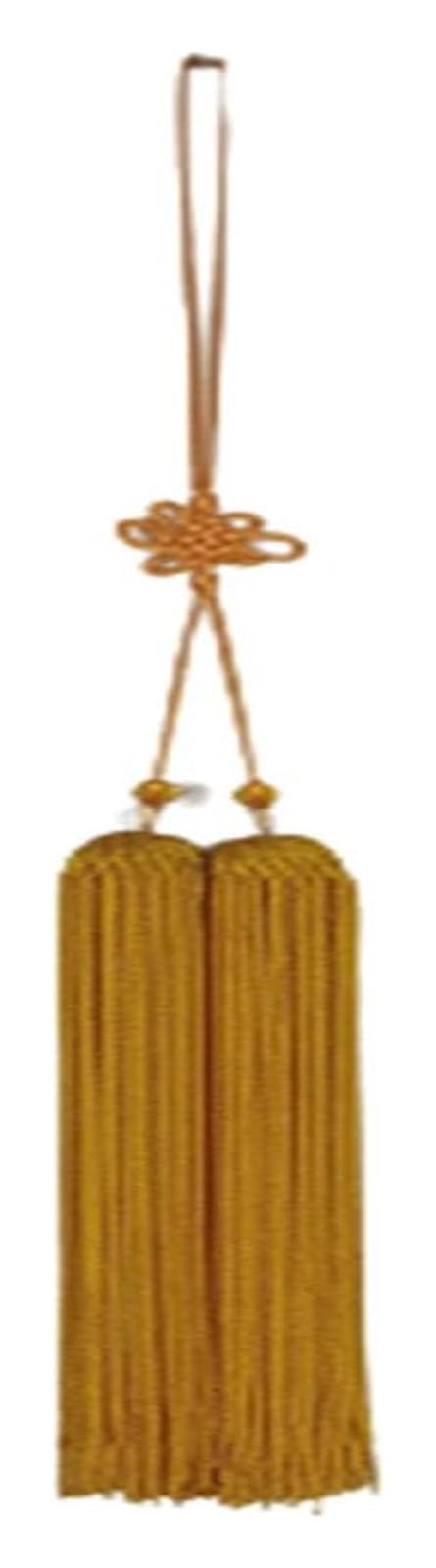 tassels, Chinese Tai Chi Martial Arts Sword Silk Tassel With Wood Head 12.6 inches Multicolor(Yellow)