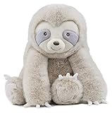 ICE KING BEAR Baby Sloth Stuffed Animal Plush Toy, 10 Inches, Cute Beige