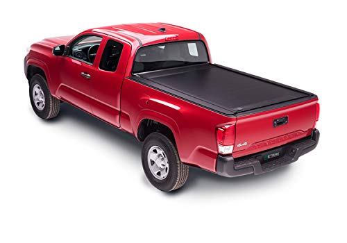 RetraxONE MX Retractable Truck Bed Tonneau Cover | 60846 | Fits 2007 - 2021 Toyota Tundra Regular & Double Cab w/ Deck Rail System w/ STAKE POCKET ONE MX 6' 7" Bed (78.7")