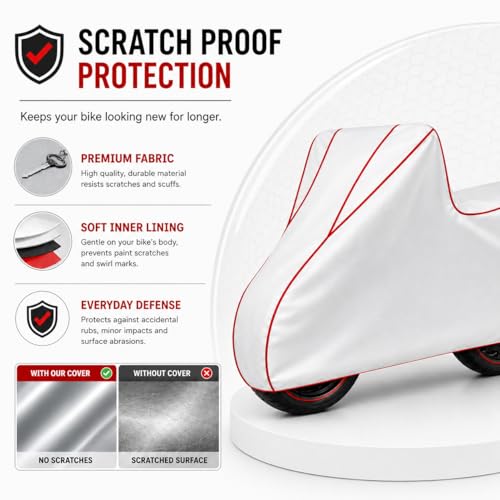 Image of My NEW Covers 100% Water Resistance MT-15 Bike Cover | Taffeta Body Cover for Rain & Sun | UV Protection, Dustproof, Scratch Resistant, Windproof, Heat Resistant, Vehicle Specific Fit