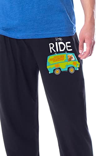 INTIMO Scooby-Doo Mens' The Gang Ride Mystery Machine Pajama Set Shirt Pants4