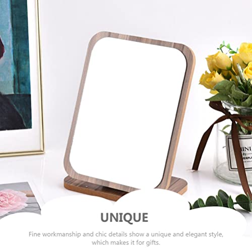 Espejo de maquillaje plegable de escritorio Beaupretty miniatura 7