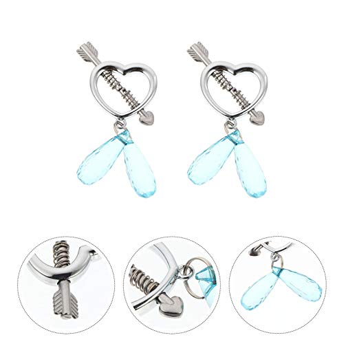 ARTIBETTER 1 par de Braçadeiras de Mamilo de Mama Clipe de Estimulação de Mama Brinquedos Brinquedos