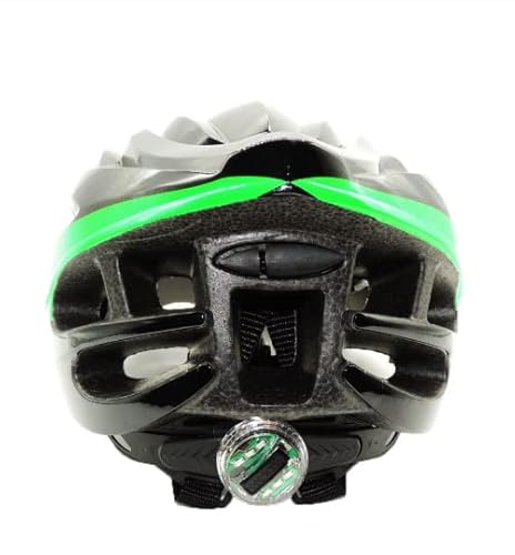 Capacete Ciclismo Bike Absolute Nero Wt032 (Preto c/Verde, Ajustável (G 58-62))