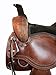 Western Saddle Trail Pleasure Horse Saddles Rodeo Cowboy Floral Tooled Leather Tack Set 15 16 17 18 (Basket Floral Tooled, 17 Inches)