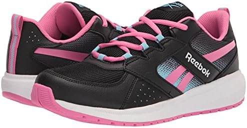 Reebok Girls Road Supreme 2.0 Running Shoe, Black/True Pink/Digital Blue, 5.5 Little Kid | Image 6
